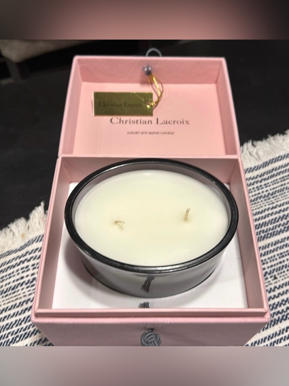 CHRISTIAN LACROIX Luxury Soy Blend Candle w/Presentation Box 15.6oz